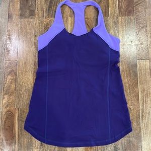 lululemon Two tone Purple women’s Top Size 8